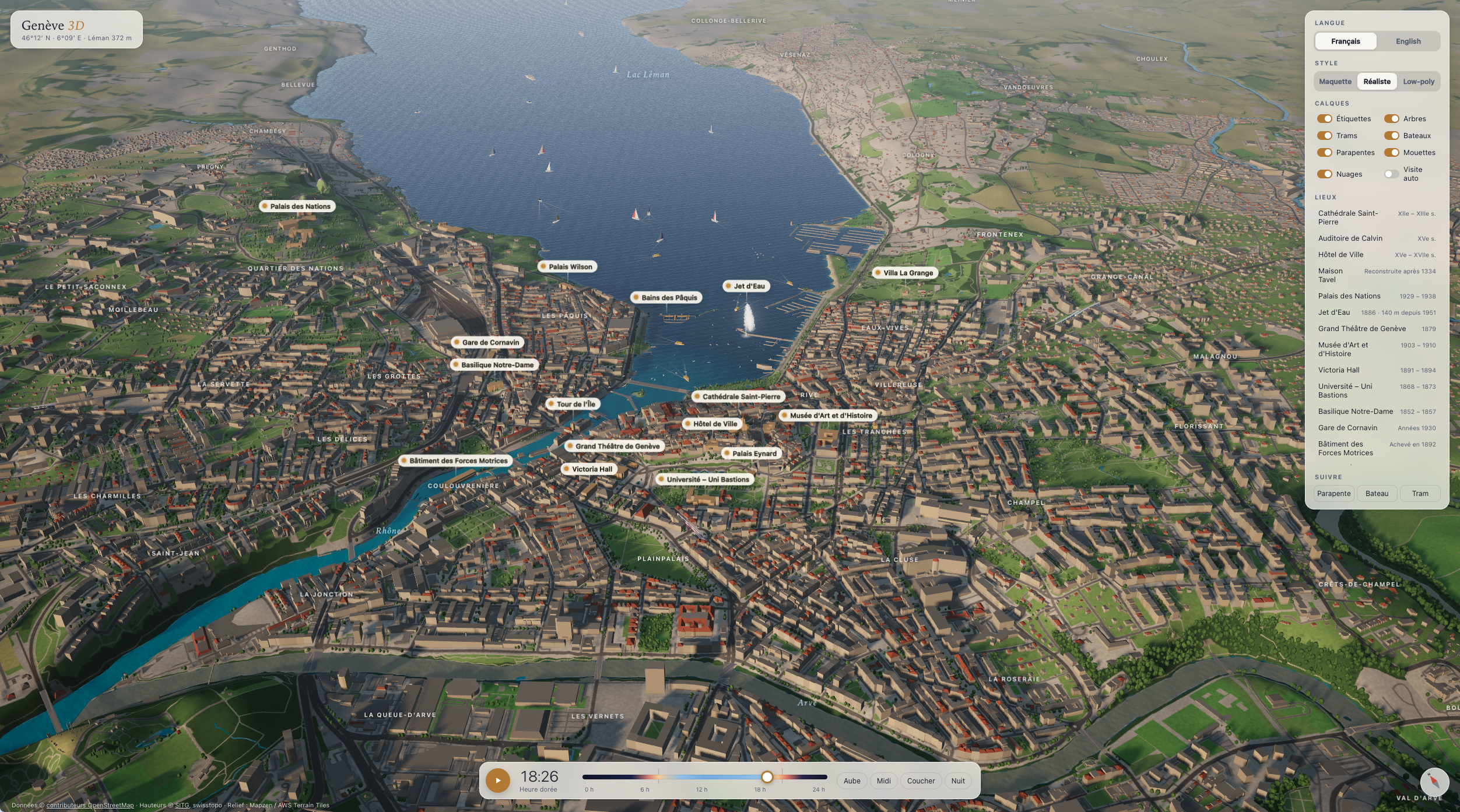 Aperçu : Genève 3D
